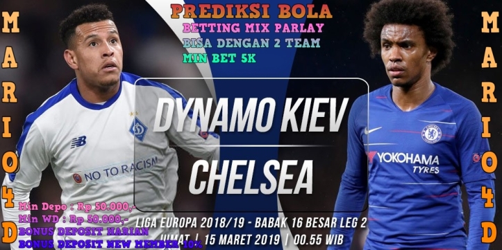 Prediksi Dynamo Kiev vs Chelsea 15 Maret 2019